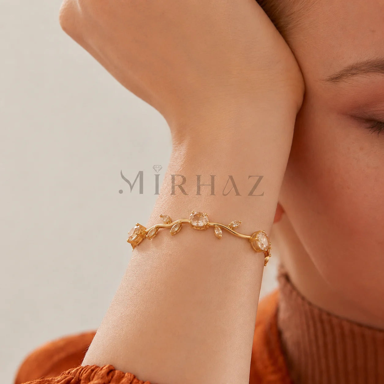 Crystal Tulip Bracelet