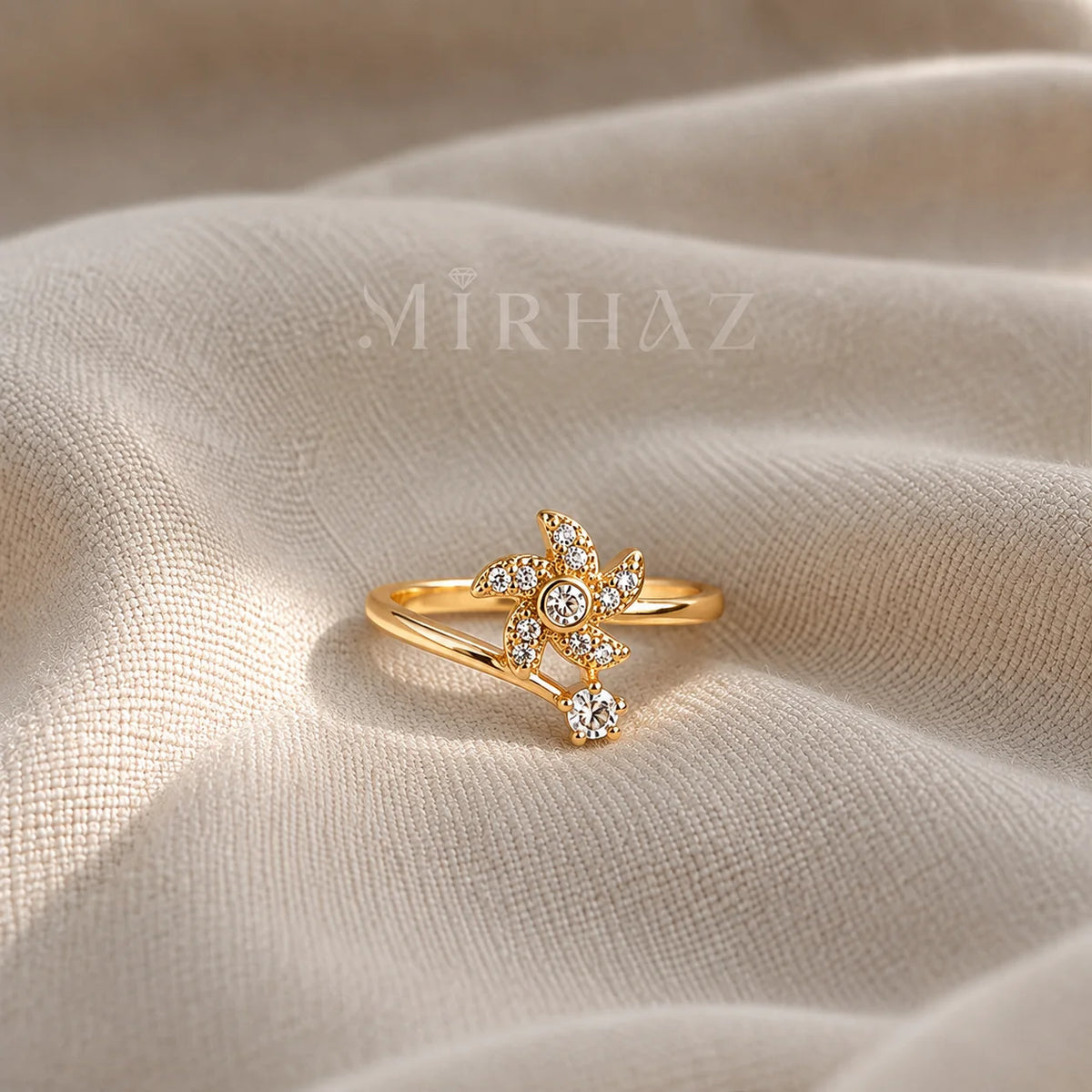 Pinwheel Blossom Ring