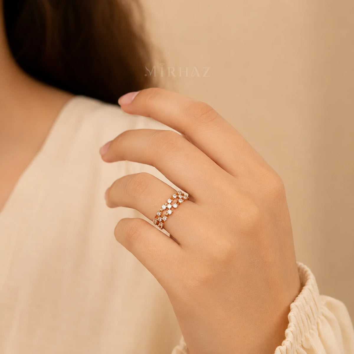 Seven Stone Crown Ring