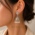 Oxidized Traditional Silver Jhumki
