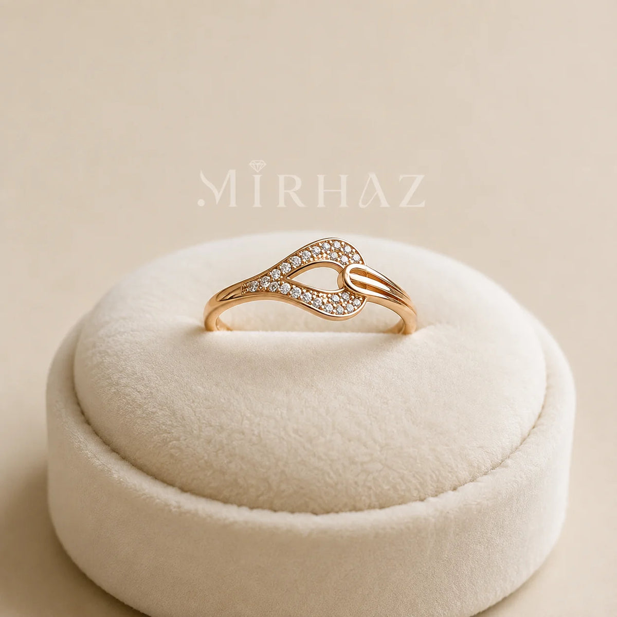 Teardrop Buckle Ring